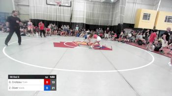 80 lbs Rr Rnd 3 - Giada Croteau, Team Alien 2 vs Zavier Olver, Mat Assassins Red