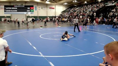 100 lbs Champ. Round 1 - Adam Glause, Decatur Lakers Wrestling Club vs Axton Breon, Phillipsburg Wrestling Club