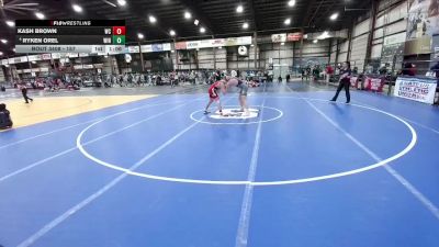 157 lbs 1st Place Match - Ryken Orel, Winner vs Kash Brown, Williams County