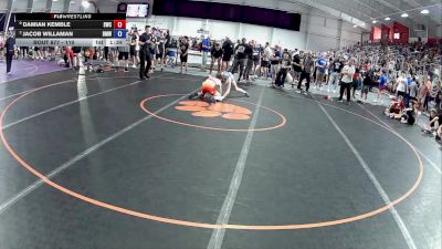 110 lbs 1st Place Match - Damian Kemble, Samurai Wrestling Club vs Jacob Willaman, Beast Mode Wrestling