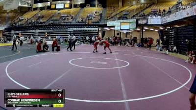 125 lbs Semifinal - Rhys Sellers, CSU Pueblo vs Conrad Hendriksen, Oklahoma Unattached