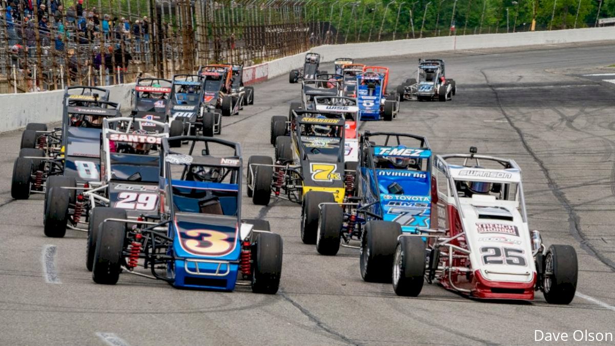 USAC Pavement Midgets Charge Into IRP For Carb Night Classic