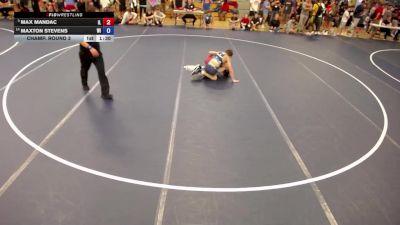 126 lbs Champ. Round 3 - Max Mandac, IL vs Maxton Stevens, WI