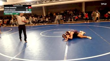157 lbs Champ. Round 2 - Jaiden Johnson, Northern Oklahoma College-Tonkawa vs Kyler Knaack, Northern Iowa