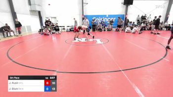 57 kg 5th Place - Jackson Rush, Steller Trained EMBO vs Jackson Blum, Michigan Grapplers