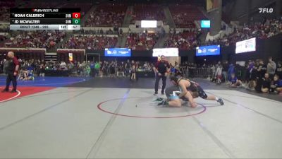 285 lbs Cons. Semi - Jd McWalter, Summit Wrestling Club vs Noah Calerich, Cut Bank