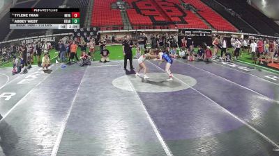 110 lbs 1st Place Match - Tylene Tran, Nevada vs Abbey West, Utah