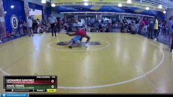 113 lbs Cons. Round 3 - Leonardo Sanchez, Coastline Wrestling Academy vs David Drake, Coastline Wrestling Academy