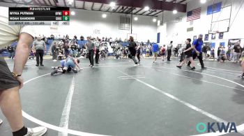 110 lbs Rr Rnd 1 - Myka Putman, Newcastle Youth Wrestling vs Noah Sanders, Choctaw Ironman