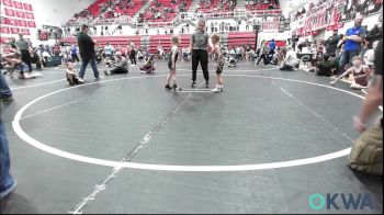 40 lbs Semifinal - Lochlan Dixon, Noble Takedown Club vs Averie Barnard, ARDMORE TAKEDOWN CLUB