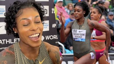 Elaine Thompson-Herah Reacts To Pre Classic Win Over Sha'Carri Richardson