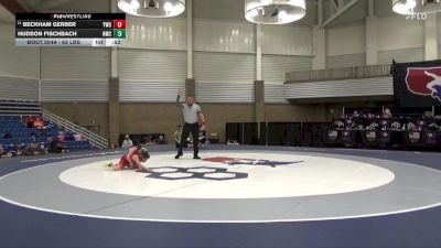 63 lbs Champ. Rd Of 32 - Beckham Gerber, Yorktown Wrestling Club vs Hudson Fischbach, Highland Mat Club