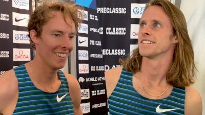 Cole Hocker & Cooper Teare Break Down Pre Classic Mile Race