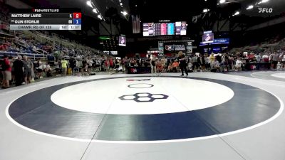 132 lbs Champ. Rd Of 128 - Matthew Laird, IL vs Olin Storlie, OR