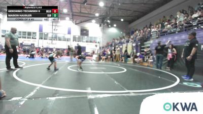 49 lbs Consi Of 8 #2 - Geronimo Tecumseh II, Mojo Grappling Academy vs Maison Hausler, Raw Wrestling Club