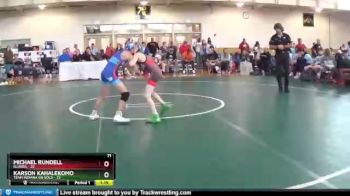 71 lbs Round 3 (8 Team) - Michael Rundell, Illinois vs Karson Kahalekomo, Team Indiana GR Gold