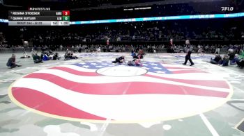 1st Place Match - Regina Stoeser, Harrisburg vs Quinn Butler, Lemmon