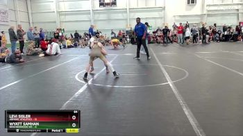 64 lbs Semis & 1st Wrestleback (8 Team) - Levi Sisler, Armory Athletics vs Wyatt Samhan, Neighborhood WC