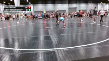 80 lbs Cons. Round 3 - Alexander Gerasimov**, Nazareth vs Ryatt Cavazos, Cowboy Wrestling Club