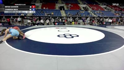 135 lbs Champ. Rd Of 128 - Bryah Jackson, AR vs Cameron Beck, MO