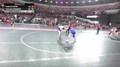 138 lbs Cons. Round 3 - Willow Stenberg, Saint Croix Falls vs Evelyn Sears, Chilton/Hilbert