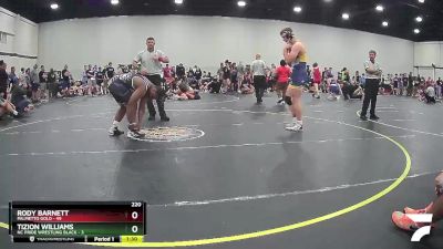 220 lbs Round 2 (4 Team) - Rody Barnett, Palmetto Gold vs Tizion Williams, NC Pride Wrestling Black