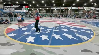 174-197 lbs Round 3 - Lynsey Nichole Gray, Moorcroft Mat Masters vs April Salminen, Magic City Wrestling Club
