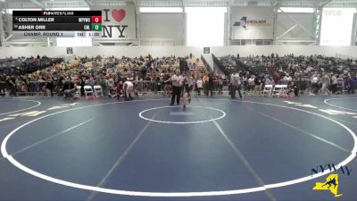 113 lbs Champ. Round 1 - Colton Miller, Whitney Point Youth Wrestling Club vs Asher Orr, Club Not Listed