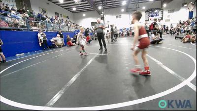 49 lbs Consi Of 4 - Maxim Langford, ARDMORE TAKEDOWN CLUB vs Tatum Garbutt, Carl Albert