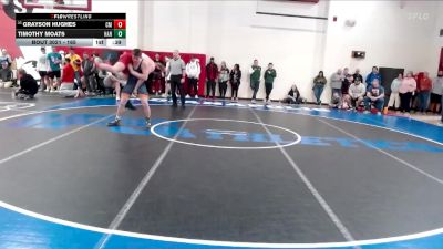 165 lbs Champ. Round 1 - Grayson Hughes, Club Madison vs Timothy Moats, Harrison