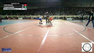 140 lbs Round Of 64 - Tyler Walden, Elgin Wrestling vs Carson Barber, Little Axe Takedown Club