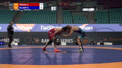 125 kg Semifinal - Hayden Zillmer, USA vs Alisher Yergali, KAZ
