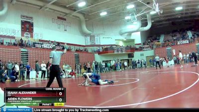 120 lbs Cons. Round 2 - Isaiah Alexander, CIA vs Aiden Flowers, Contenders Wrestling Academy