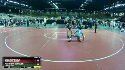 106 lbs Cons. Round 7 - Cale Wimberly, Zephyrhills Christian vs Matthew Schuler, Charlotte Hs