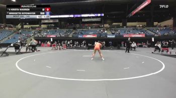 145 lbs Cons. Round 4 - 5 Krista Warren, Grand View vs Bridgette Sotomayor, Doane