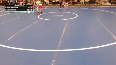 95-97 lbs Round 1 - Logan Johnson, Sandy Creek vs Liam Jurgens, Gibbon