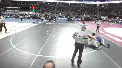 II-126 lbs Semifinal - Anthony Valls, Chenango Valley vs Barrett David, South Seneca