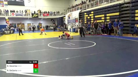 80 lbs Consi Of 8 #2 - Brennen Veverka, Orchard WC vs Rocco DeCario, Derry