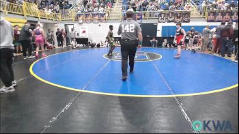 155 lbs Quarterfinal - Landon Jay, Redskins Wrestling Club vs Braylon Hey, Standfast