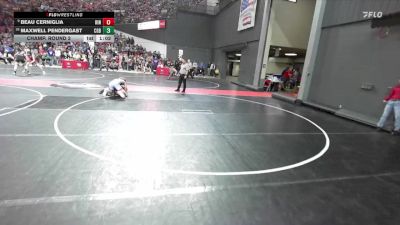 160 lbs Champ. Round 2 - Beau Cerniglia, Ringers vs Maxwell Pendergast, Muskego Wrestling Club