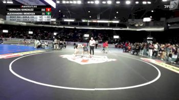 Girls 125 lbs Champ. Round 2 - Reinalda Gonzalez, Davis (Girls) vs Alexsandra Mendoza, Zillah (Girls)