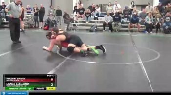 210 lbs Round 3 (6 Team) - Lance Clelland, Virginia Predator vs Mason Barry, Daytrip Black