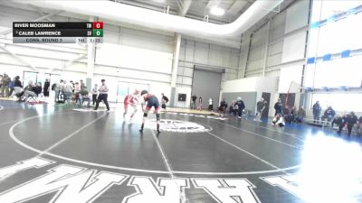 126 lbs Cons. Round 3 - River Moosman, Timpanogos Wrestling vs Caleb Lawrence, Star Valley