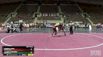 6A 175 lbs Cons. Round 3 - Jahiem Howard, Robertsdale vs Joseph Apps, Spanish Fort