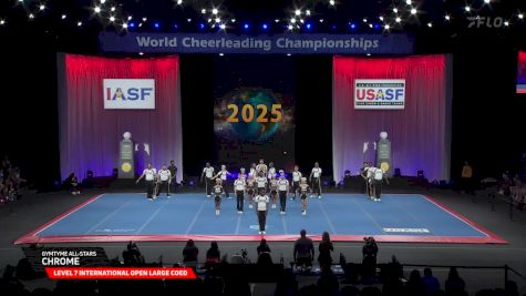 GymTyme All-Stars - Chrome [2025 L7 International Open Large Coed Semis] 2025 The Cheerleading Worlds