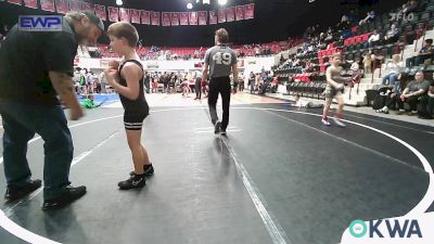 76-80 lbs Rr Rnd 1 - Braden Abel, Salina Wrestling Club vs Hayden Beckwith, Miami