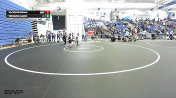 144 lbs Cons. Round 1 - Brogan Hagen, Free State vs Jackson Hamm, Blue Valley Northwest