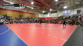150 lbs Semifinal - Benjamin Walton, Goffstown vs Jackson Bergeron, Bedford