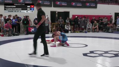 65 lbs Champ. Rd Of 16 - Colin Kuhn, Michigan vs Clinton Shepherd, Howe Wrestling School, LLC