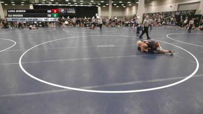 144 lbs Champ. Rd Of 128 - Luka Jensen, Guerrilla Wrestling Academy vs Eli Woods, Team Missouri Select